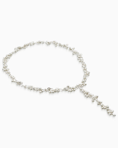 Threaded Chime Necklace | Silver