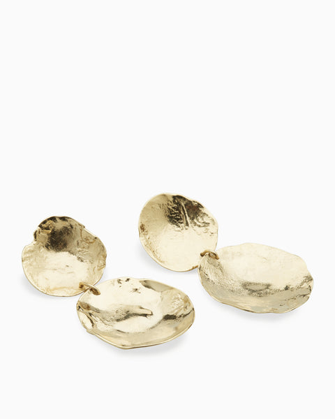 Cymbal Earrings |  Gold