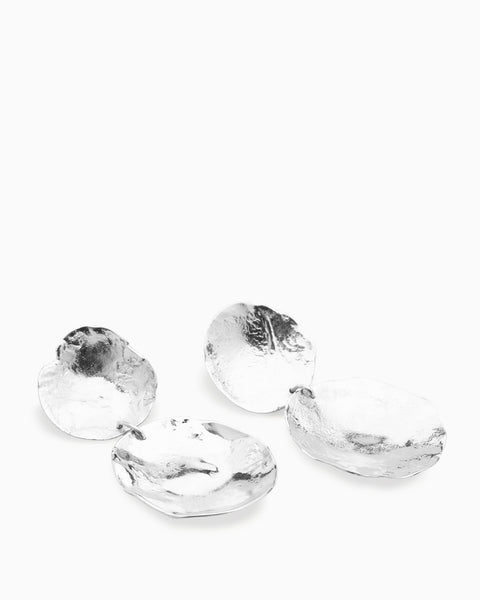 Cymbal Earrings |  Silver