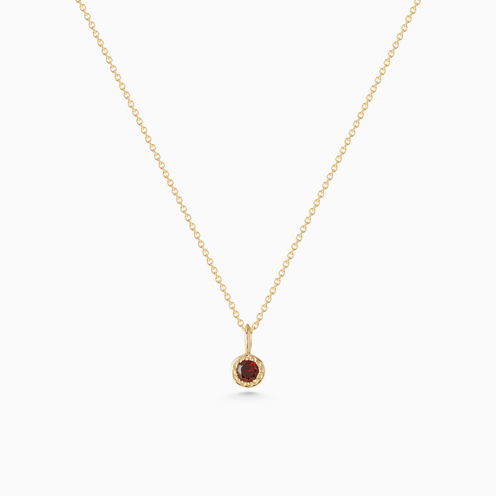 Birthstone Pendant | Gold