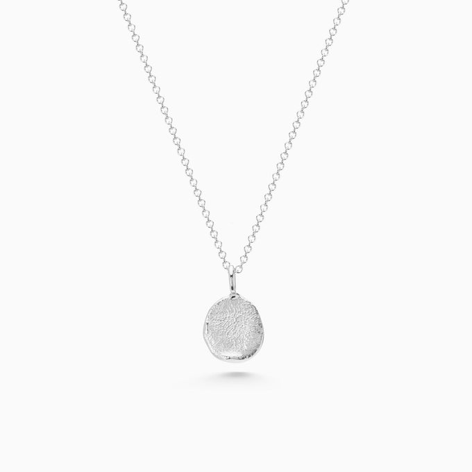 Impression Necklace | White Gold