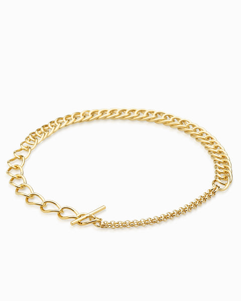 Chunky Link Necklace | Gold