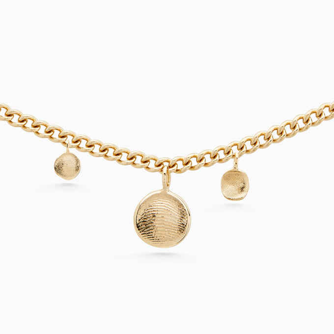 Impression Charm Bracelet | Yellow Gold