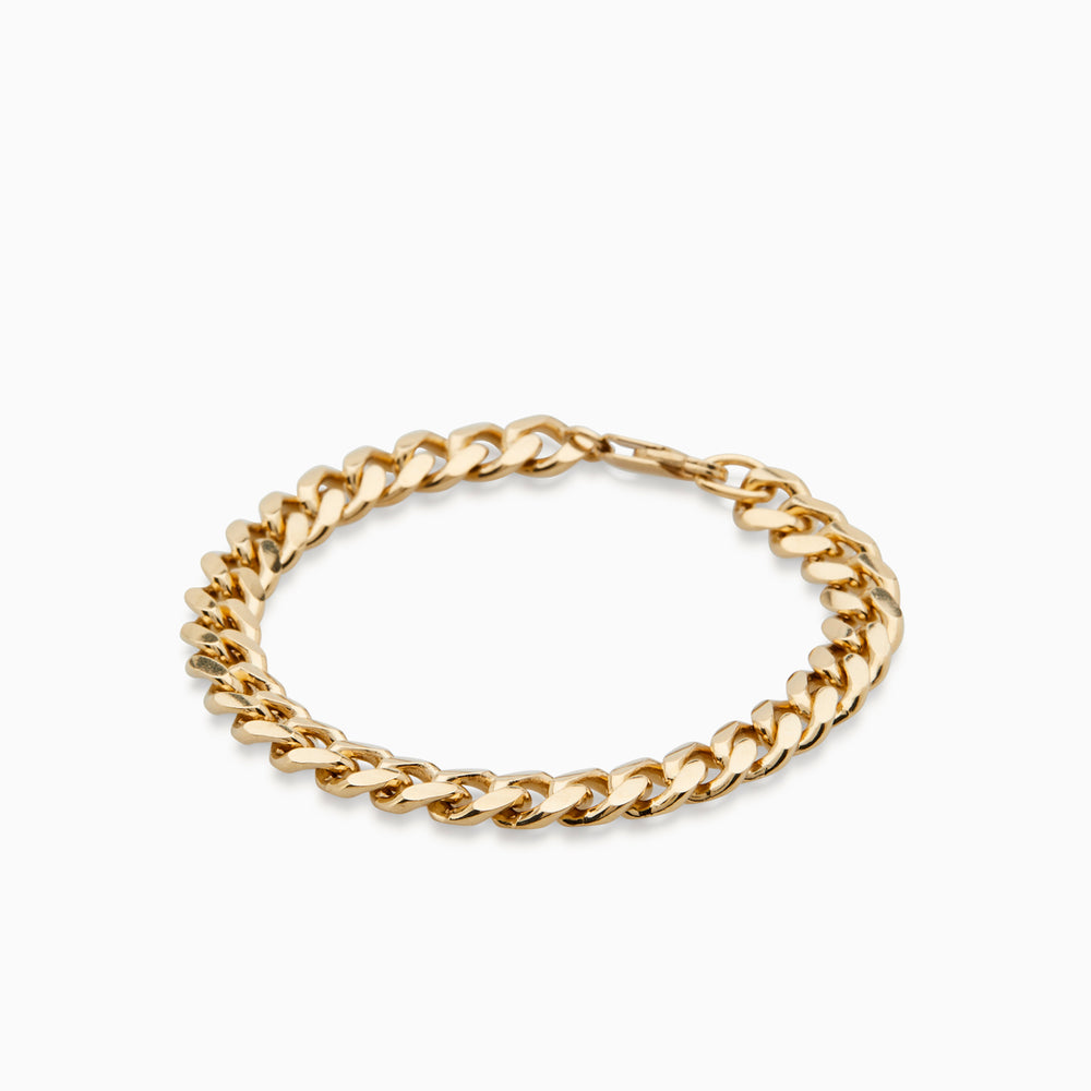 Chunky Curb Bracelet | Gold