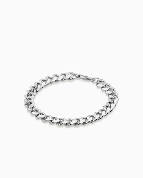 Chunky Curb Bracelet | Silver | Ready To Ship