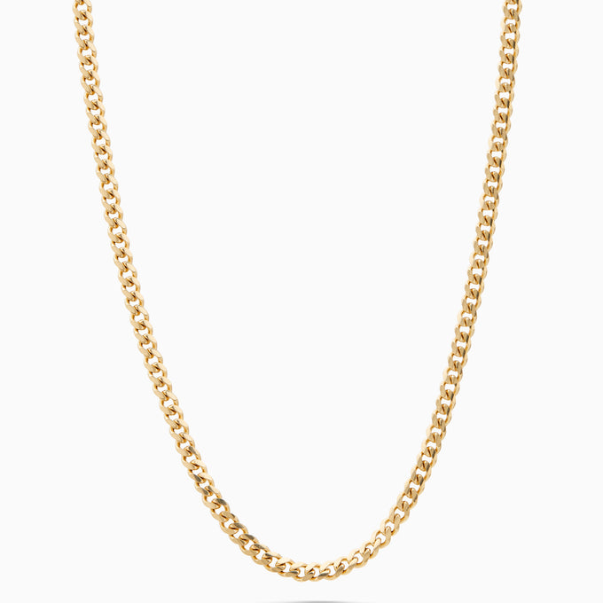 Chunky Curb Necklace | Gold