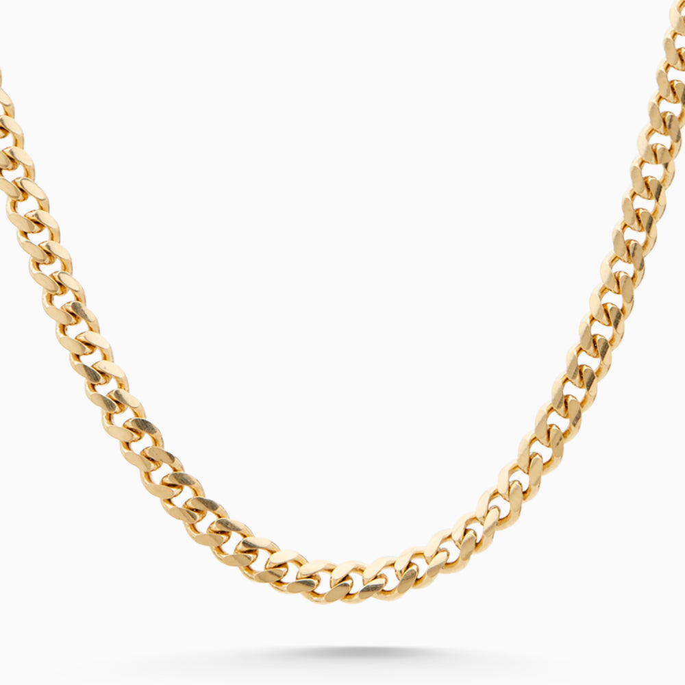 Chunky Curb Necklace | Gold