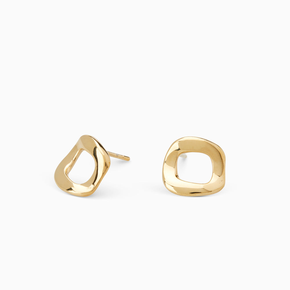 Curve Earrings Mini | Gold