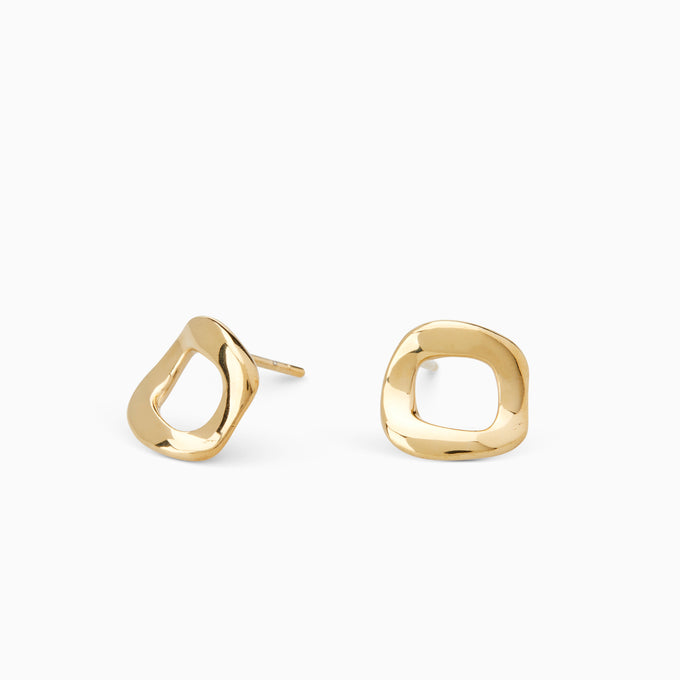 Curve Earrings Mini | Gold