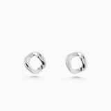 Curve Earrings Mini | Silver