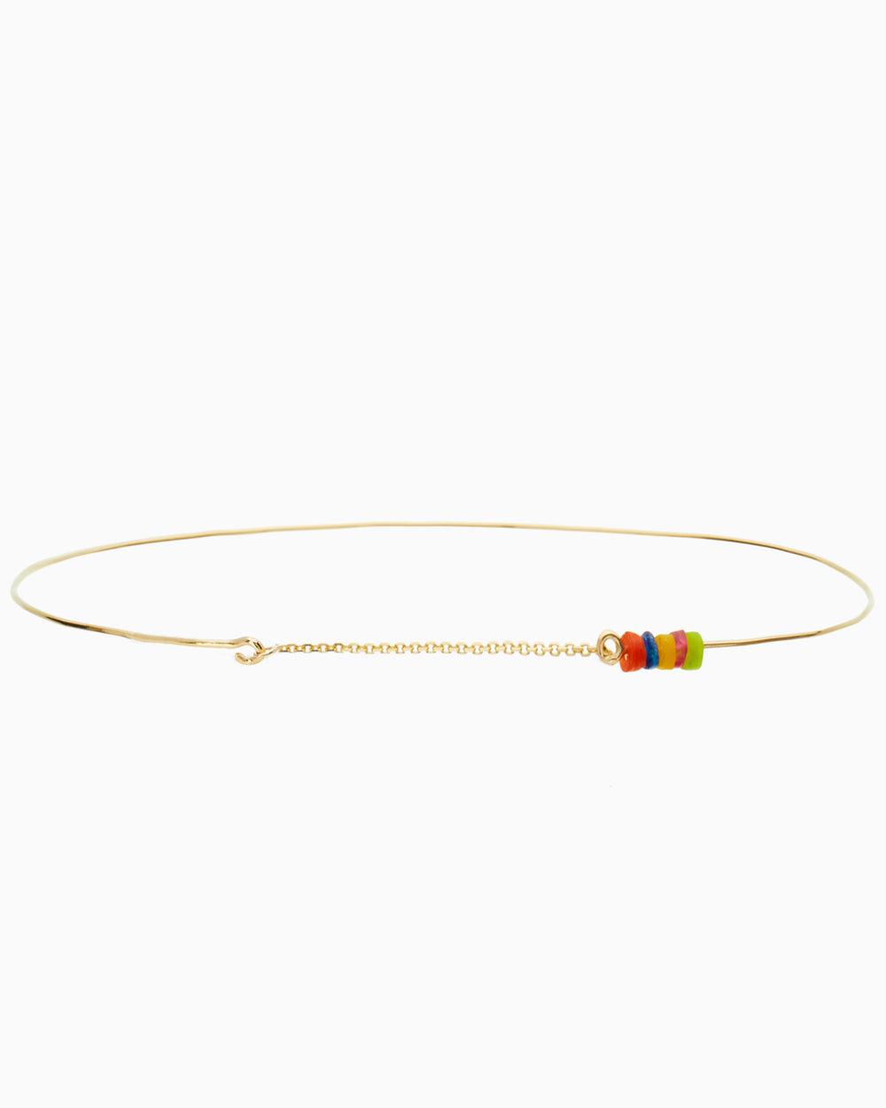 Resin Weave Choker | Solid Gold