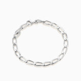 Ribbon Link Bracelet | Silver