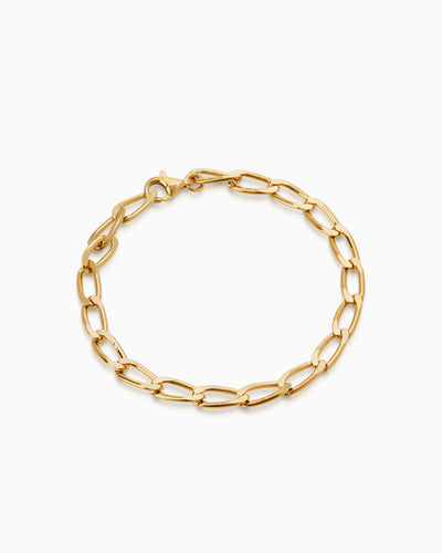 Ribbon Link Bracelet | Gold