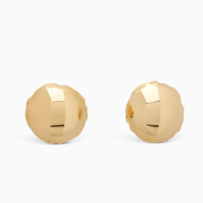 Dome Earrings | Gold