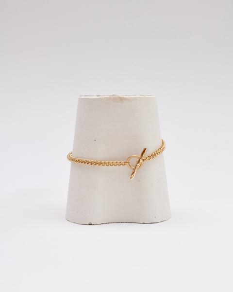 Curb Chain Anklet | Gold