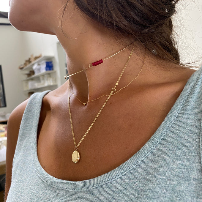 Ingot Necklace 2.0 | Gold