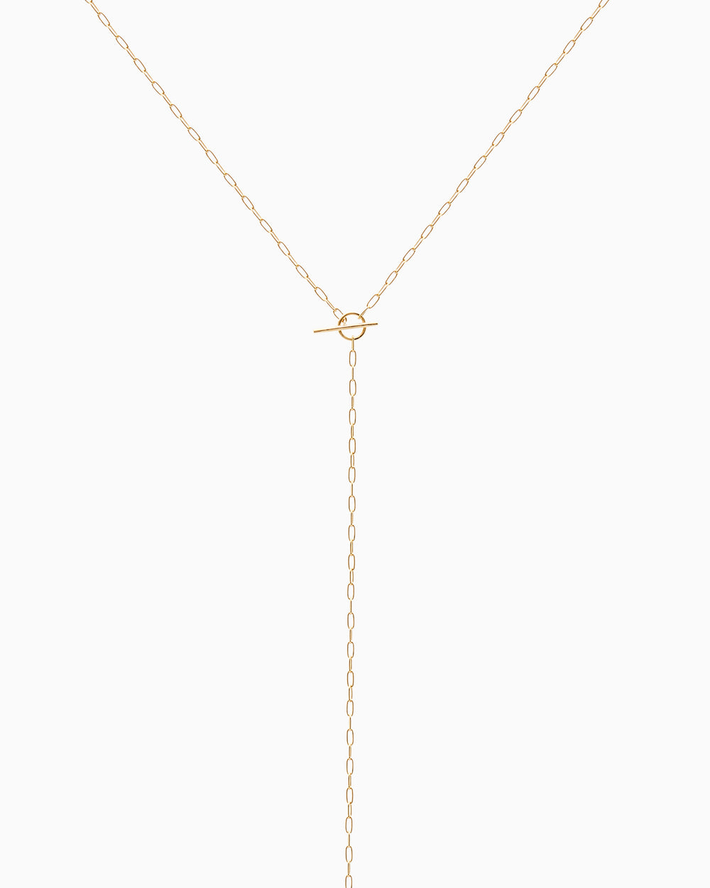 Fine Drop Necklace | Gold