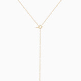 Fine Drop Necklace | Gold