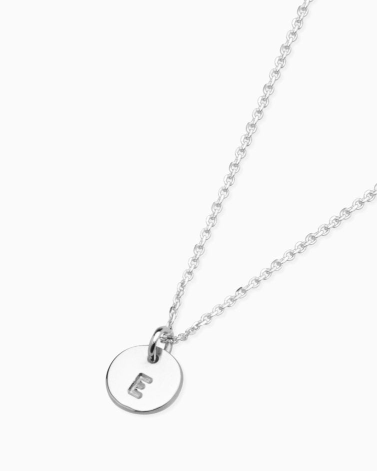 Disc Necklace | Silver