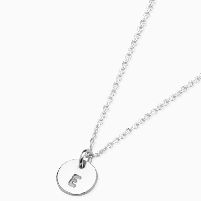 Disc Necklace | Silver