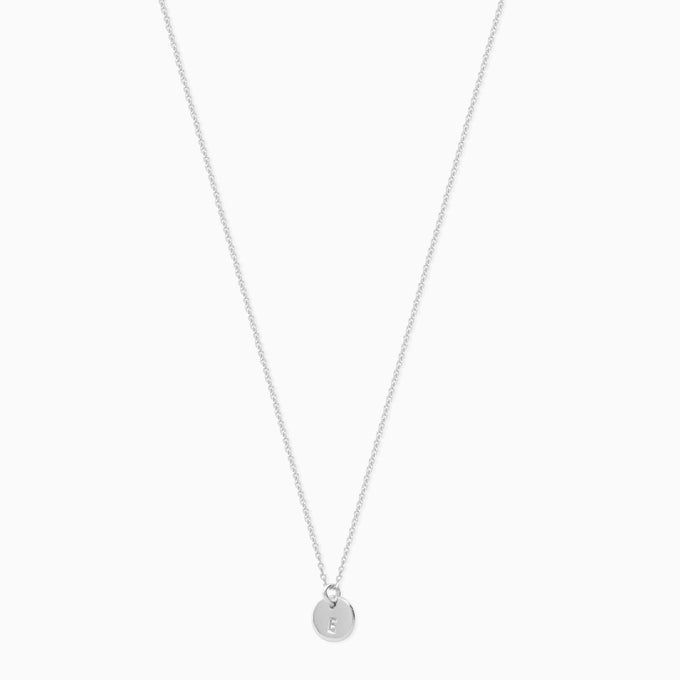 Disc Necklace | Silver