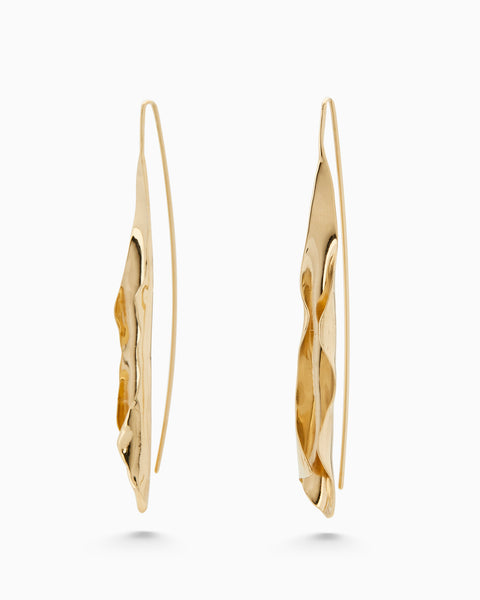 Flare Earrings | Gold