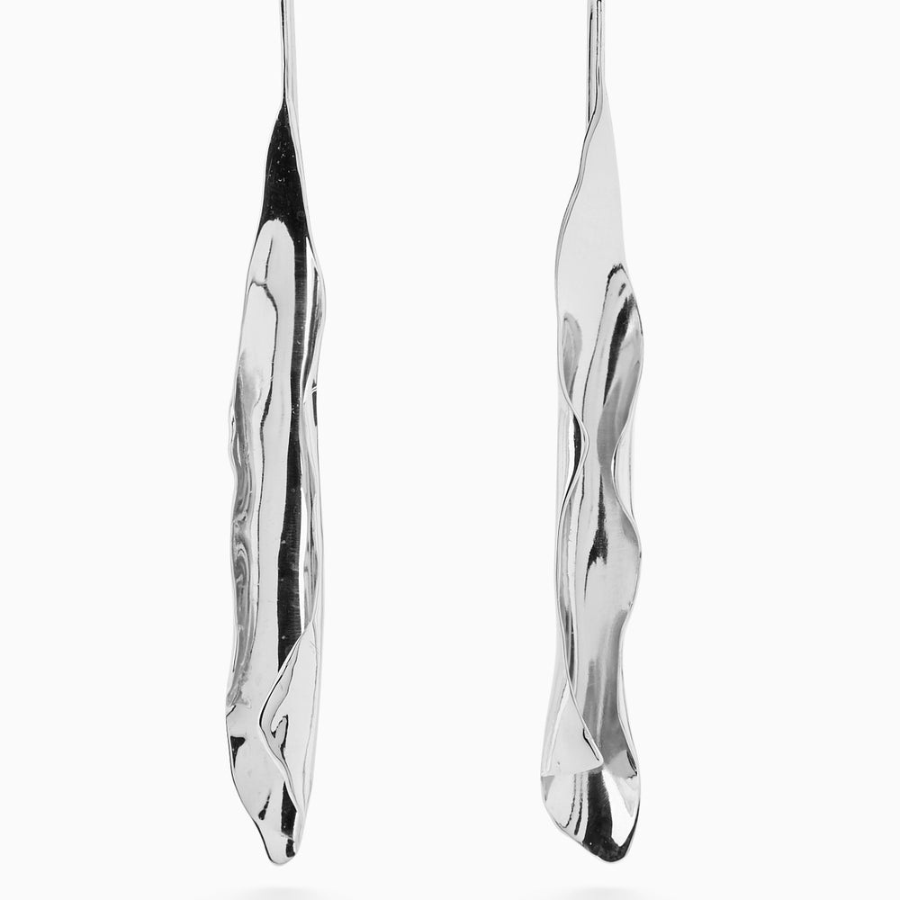 Flare Earrings | Silver