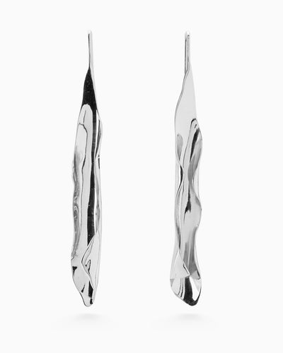 Flare Earrings | Silver