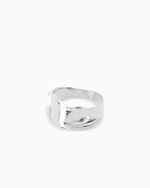 Narrow Flare Ring | Silver