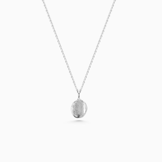 Impression Necklace | White Gold