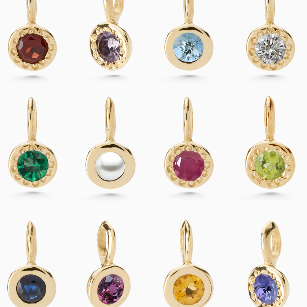 Birthstone Pendant | Gold