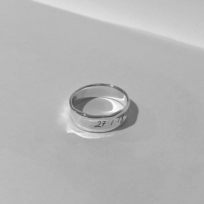 Signature Band Ring | Rose Gold