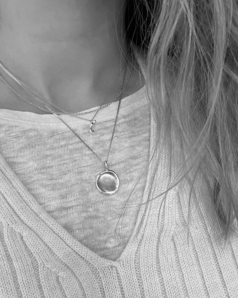 Impression Necklace | Silver