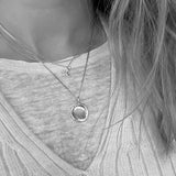 Impression Necklace | White Gold