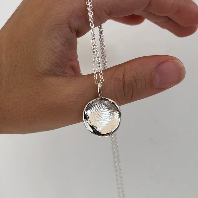 Impression Necklace | Silver