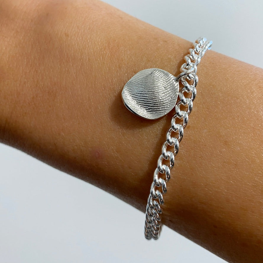 Impression Charm Bracelet | Silver