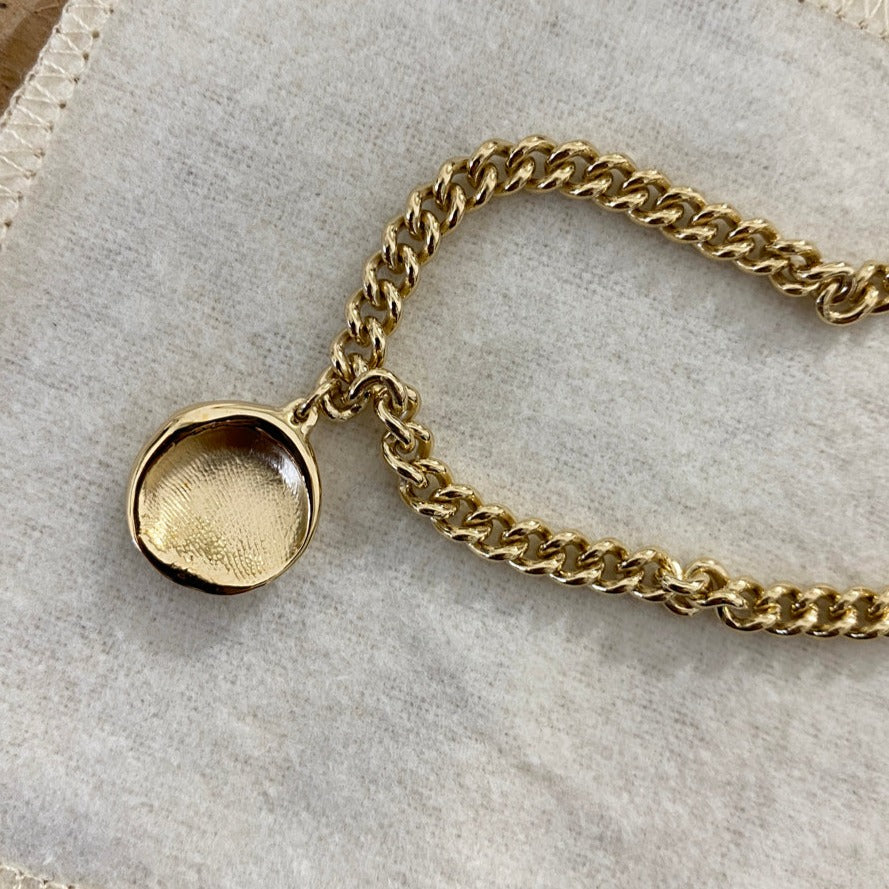 Impression Charm Bracelet | Yellow Gold