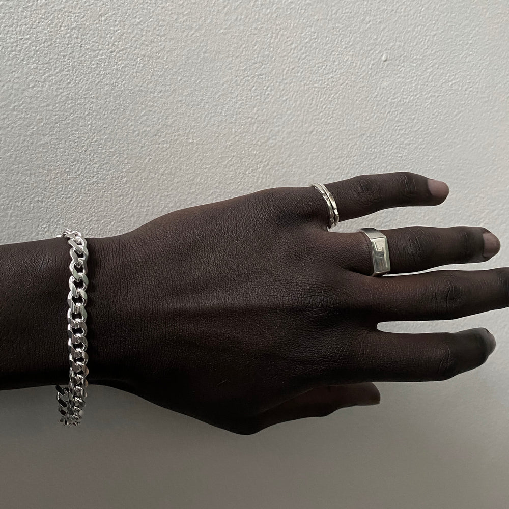 Delicate Trim Stack Ring | Silver