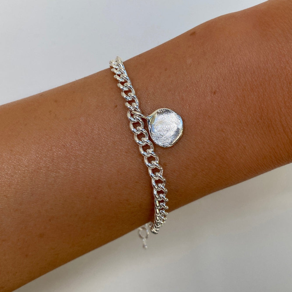 Impression Charm Bracelet | Silver