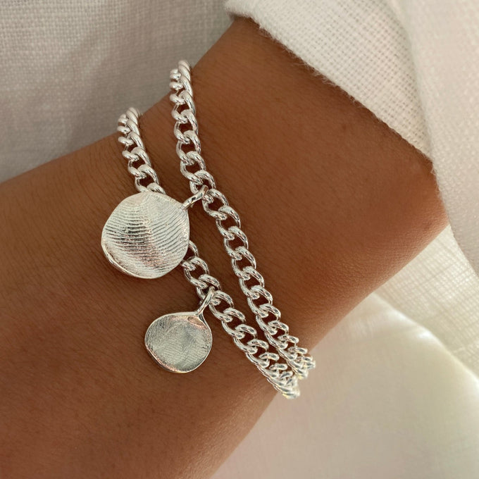 Impression Charm Bracelet | Silver
