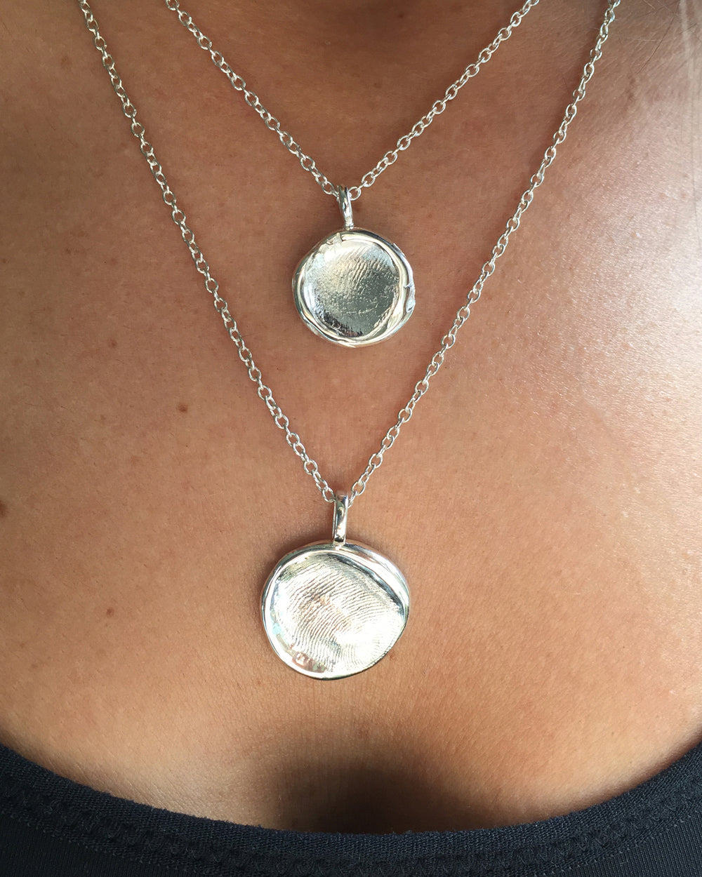 Impression Necklace | Silver