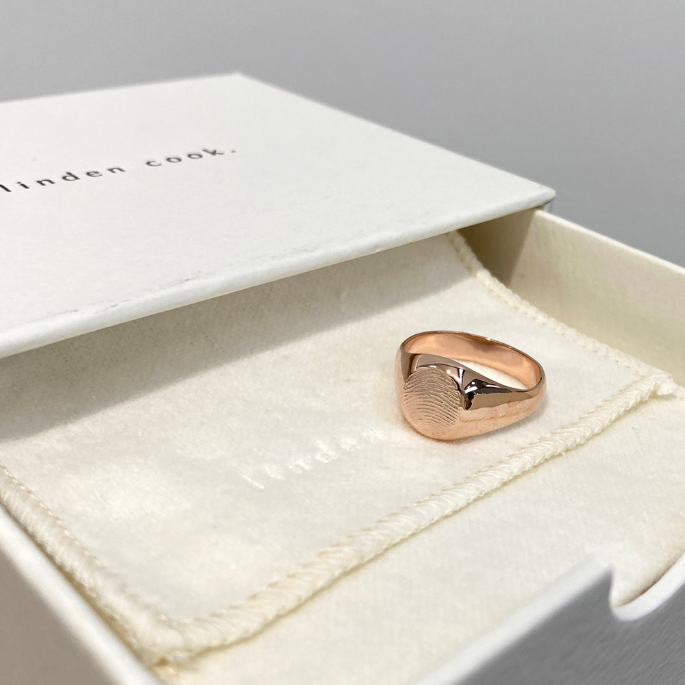 Impression Signet Ring | Rose Gold