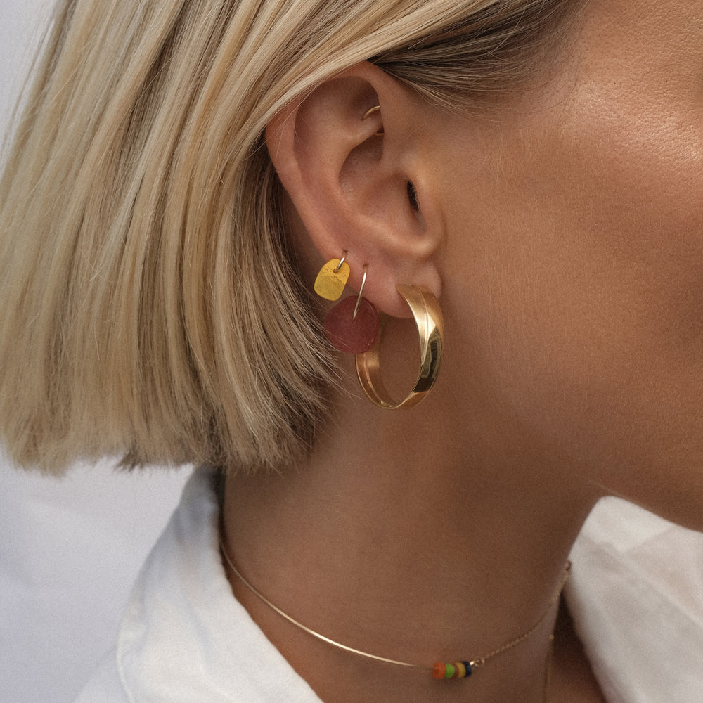 Fringe Hoops Classic | Gold