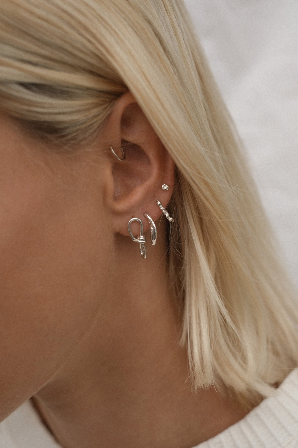 Infinity Earrings | Silver
