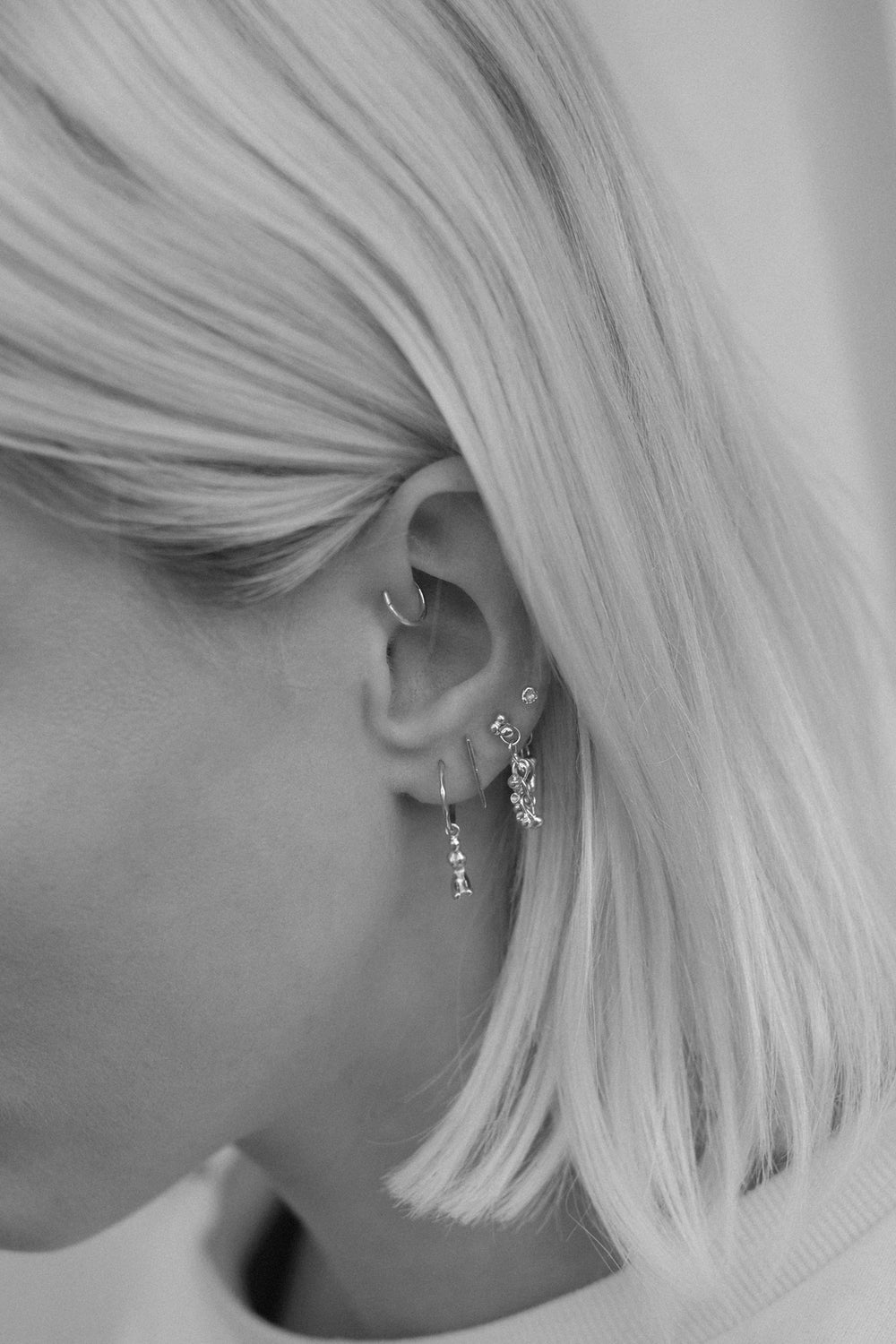 Cherrie Earrings | Silver
