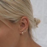 Tiny Battered Hoops | Gold