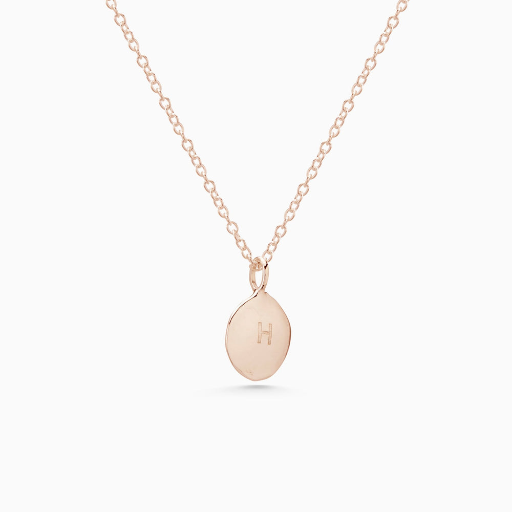 Custom Engraved Pendant | Rose Gold