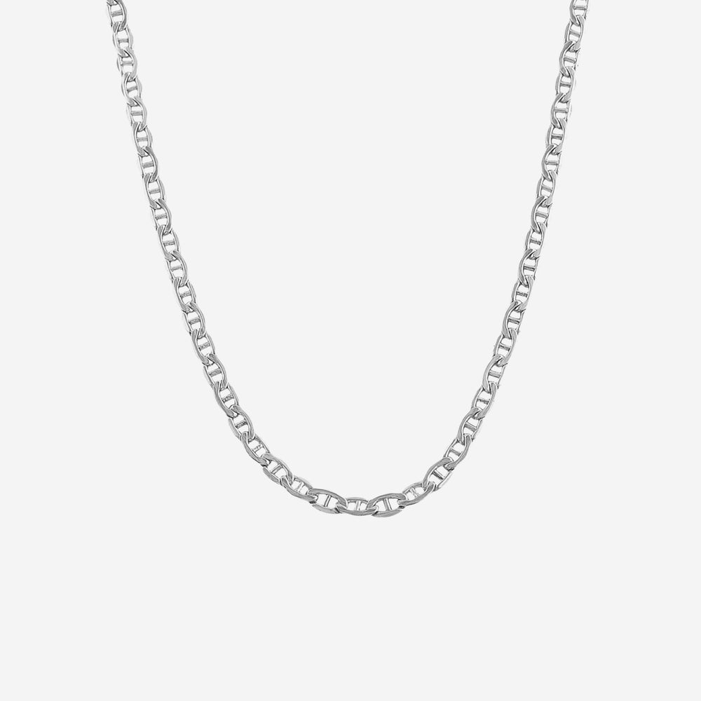 Flat Marine Chain | Sterling Silver