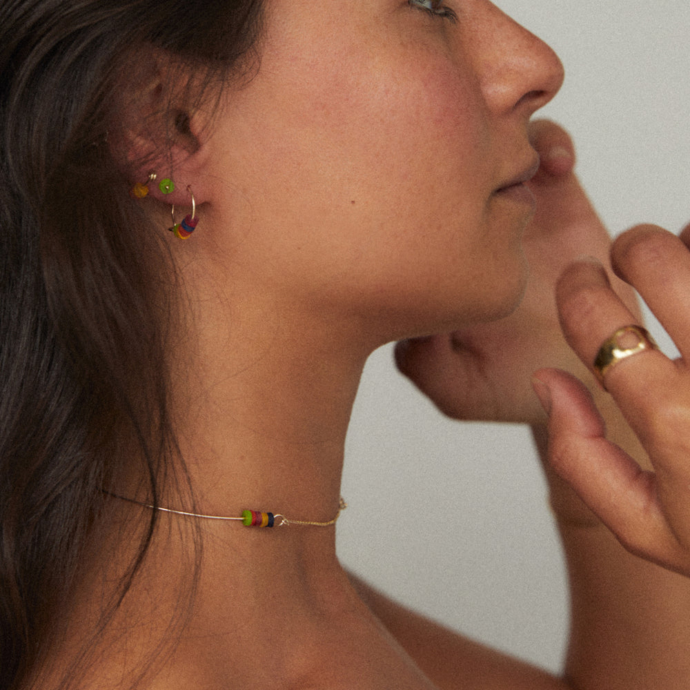 The Resin Stud | Solid Gold