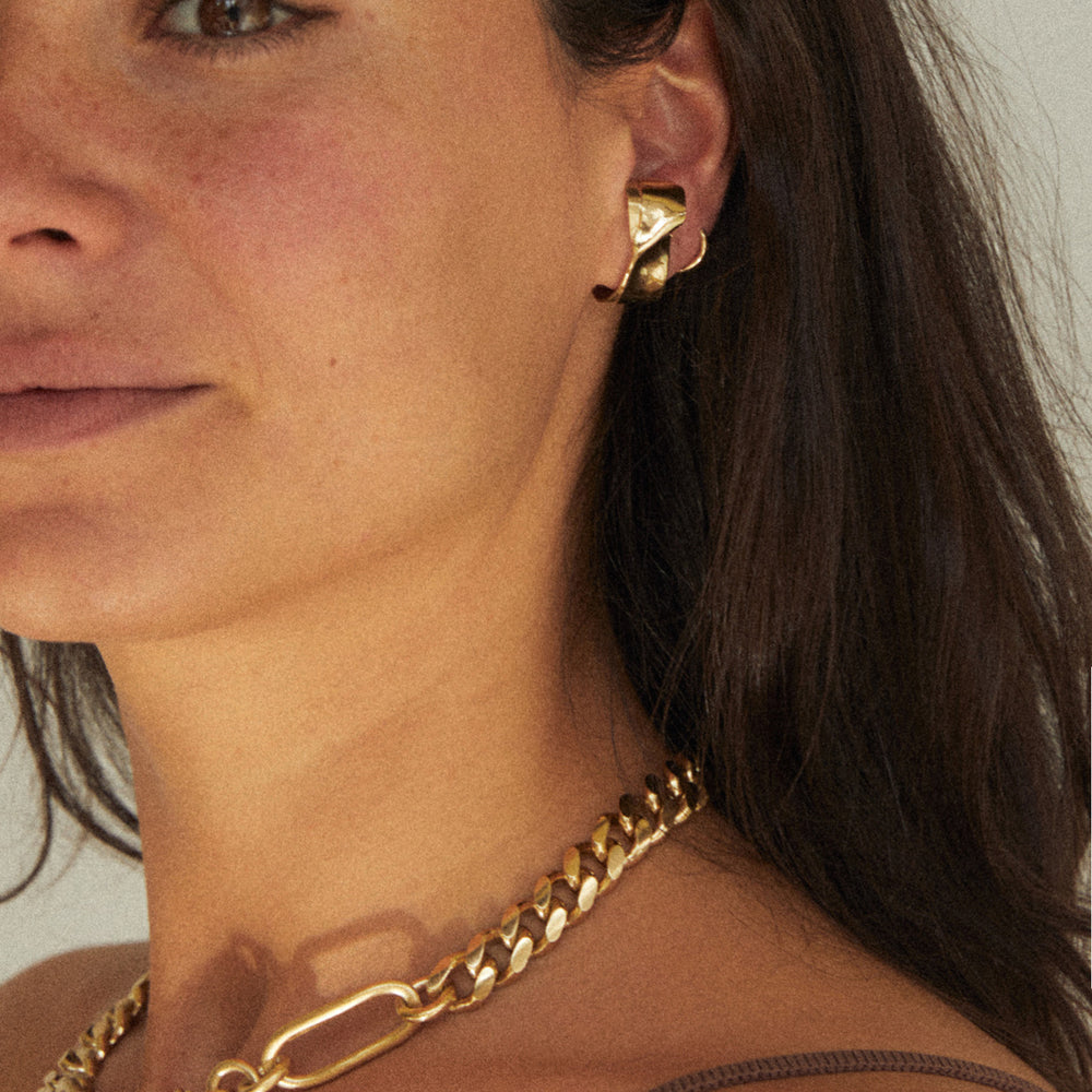 Curl Cuff Earrings | Gold